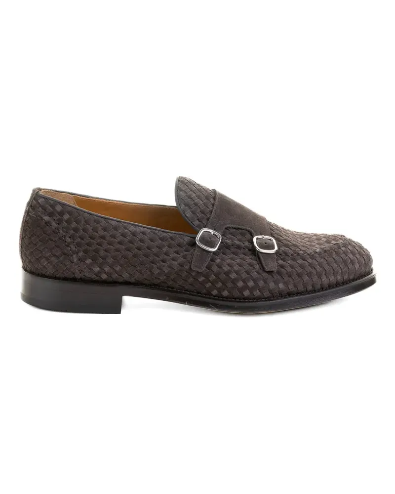 Doucal´s double-buckle monk shoes - Braun Braun
