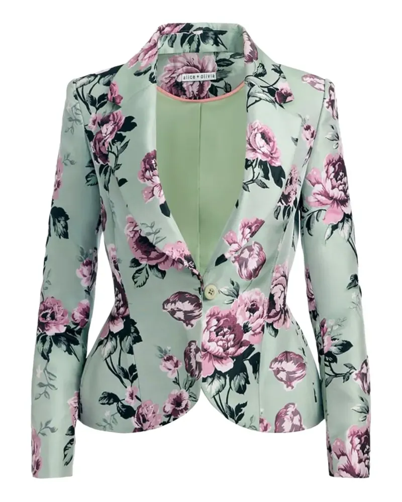 Alice + Olivia Sakko mit Blumen-Print - Grün Grün