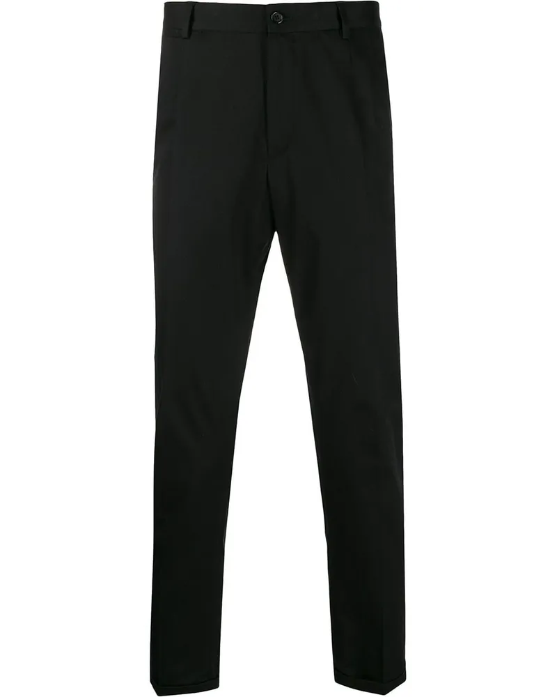 Dolce & Gabbana Klassische Tapered-Hose - Schwarz Schwarz