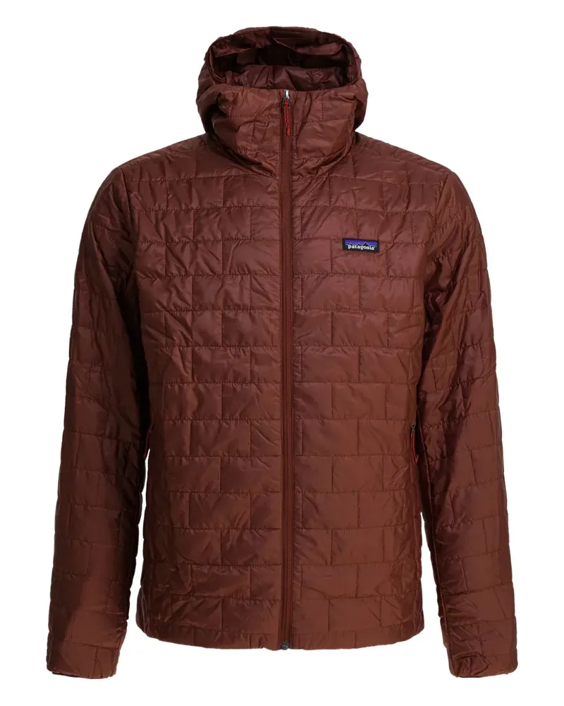 Patagonia Gesteppte Nano Kapuzenjacke - Rot Rot