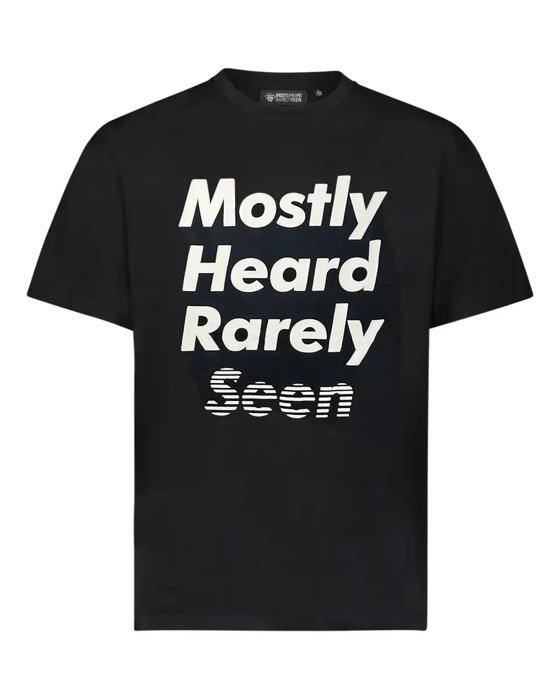 Mostly Heard Rarely Seen T-Shirt mit grafischem Print - Schwarz Schwarz