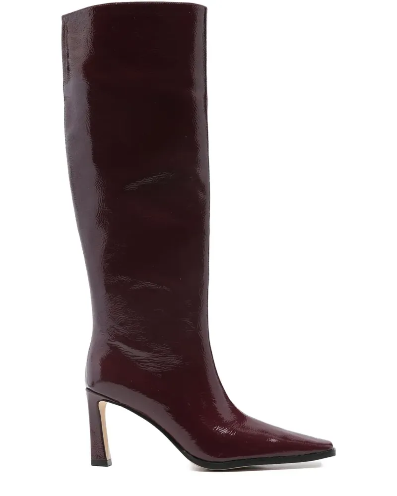Michael Kors Darrah patent leather knee-high boots - Rot Rot