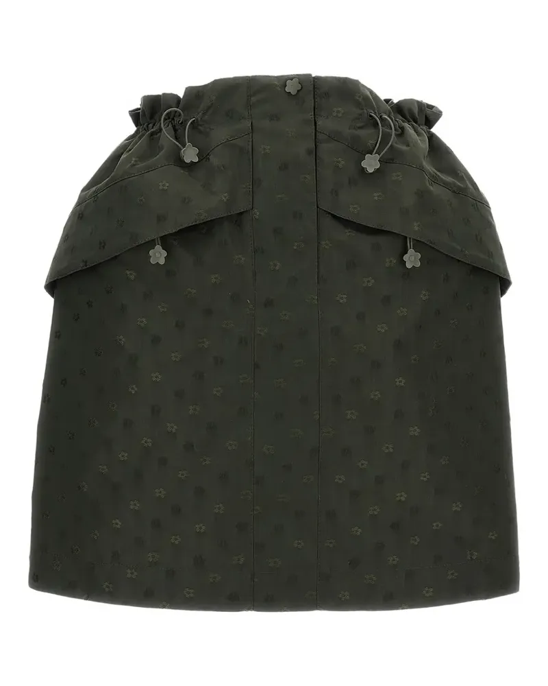 Cecilie Bahnsen Delina floral-jacquard mini skirt - Grün Grün