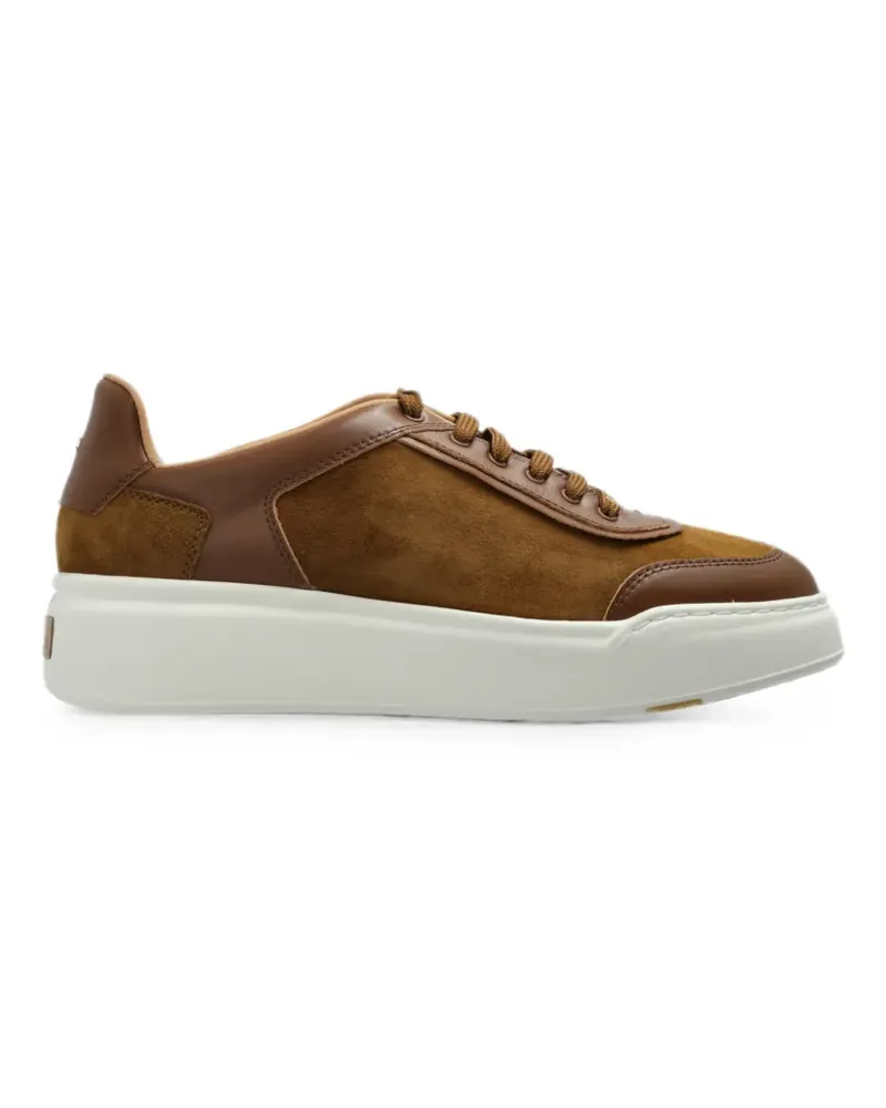 Max Mara Sneakers mit Kontrasteinsatz - Braun Braun
