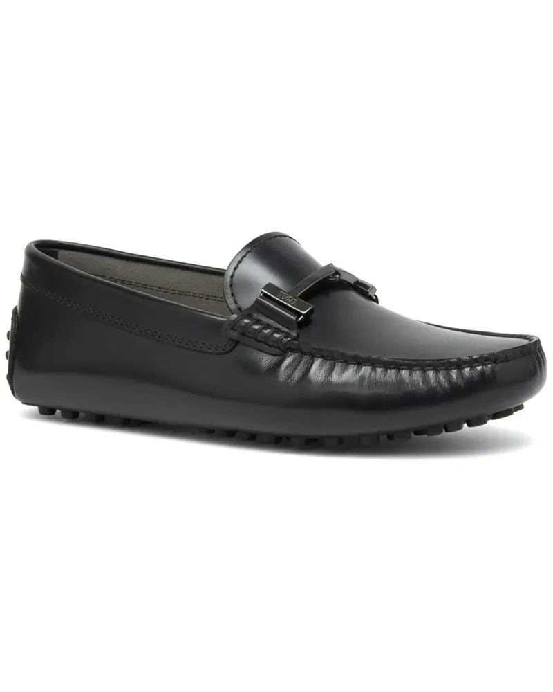 TOD'S metal-detail loafers - Schwarz Schwarz