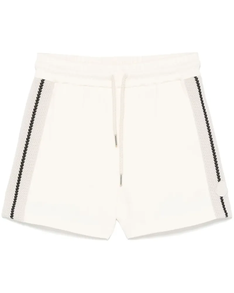 Moncler Joggingshorts mit gestricktem Besatz - Nude Nude