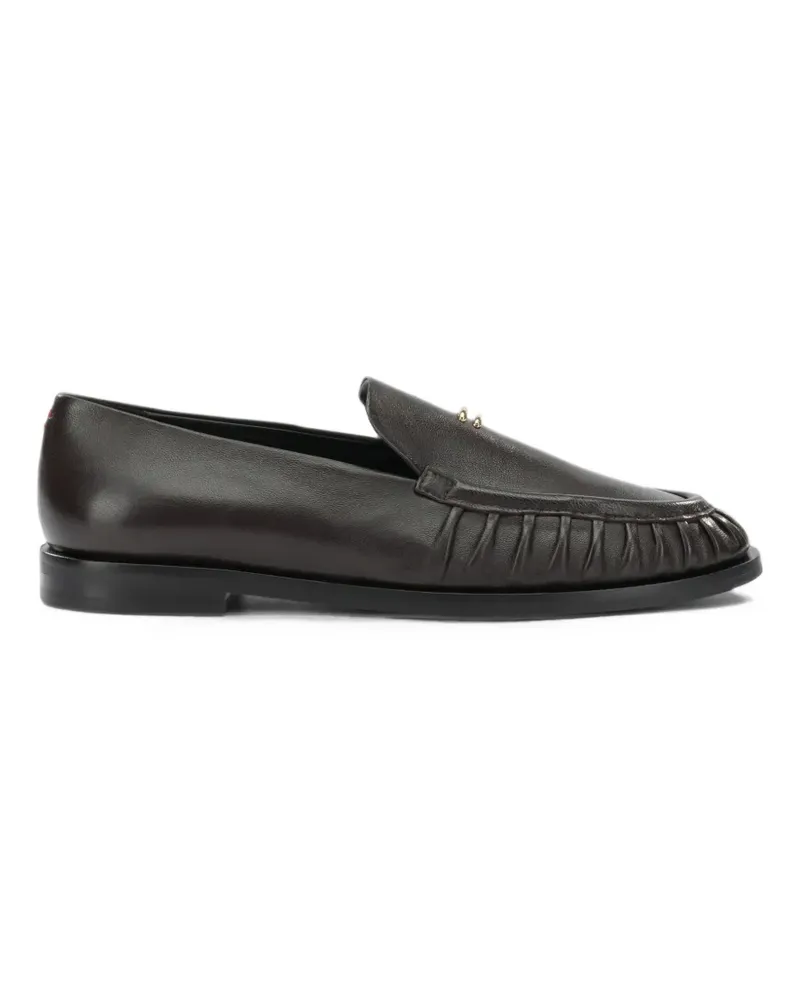 HALMANERA Geraffte Loafer - Braun Braun