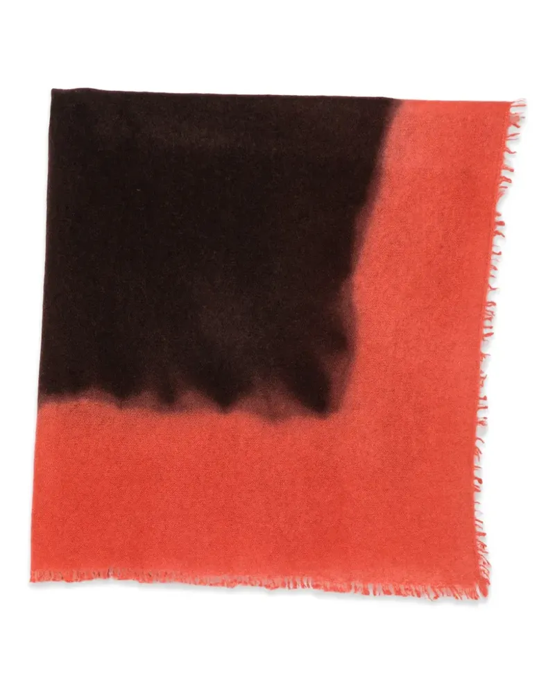 Faliero Sarti Little Anelisa frayed scarf - Orange Orange