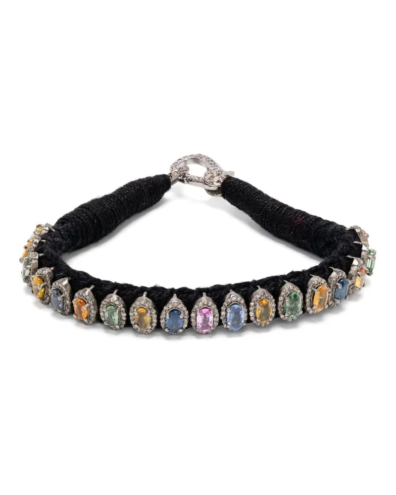 JIA JIA Rainbow Sapphire Armband - Silber Silber