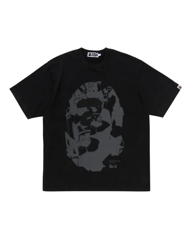 BAPE T-Shirt mit grafischem Print - Schwarz Schwarz