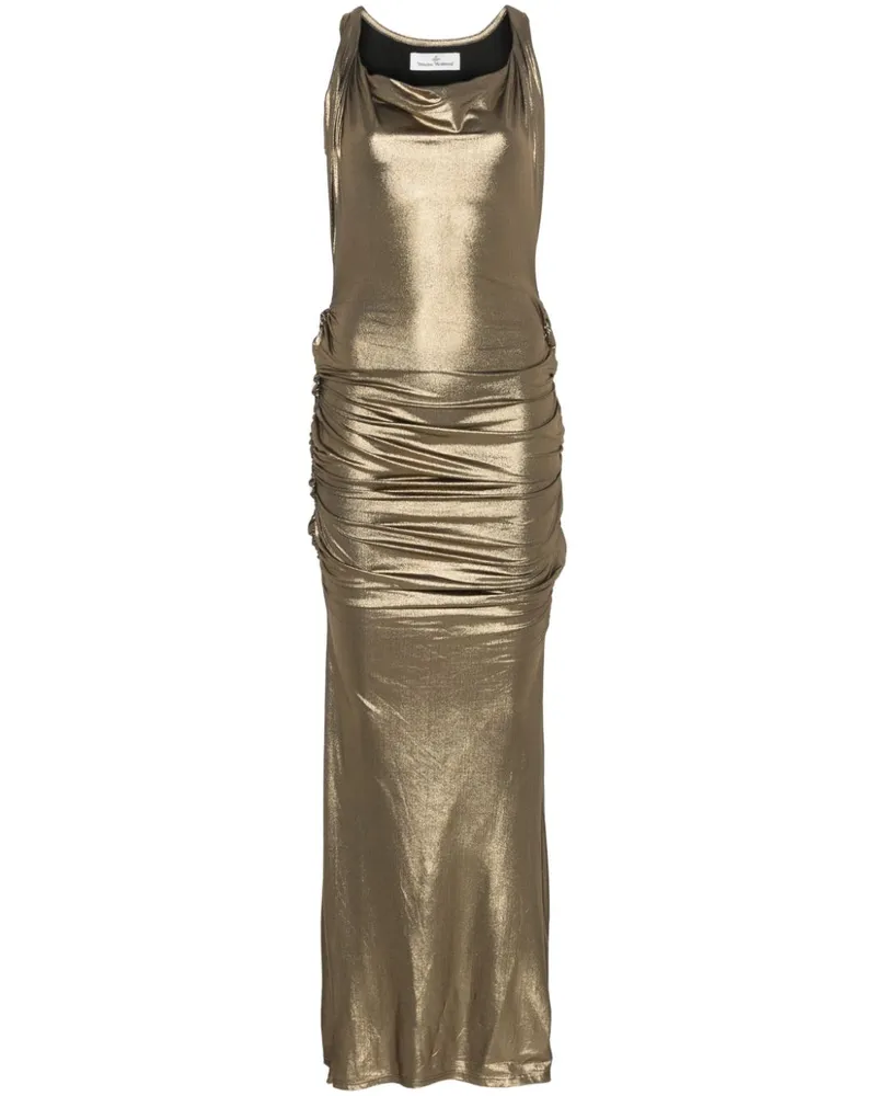 Vivienne Westwood Liz Maxikleid - Gold Gold