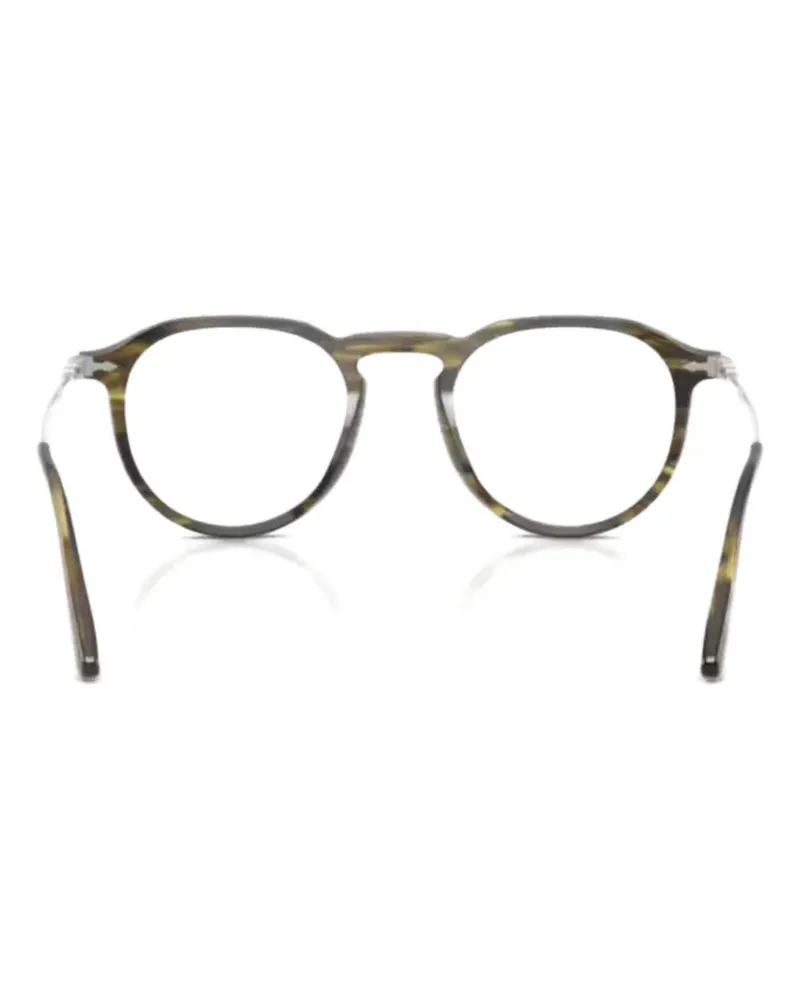 Persol geometric-frames glasses - Grün Grün