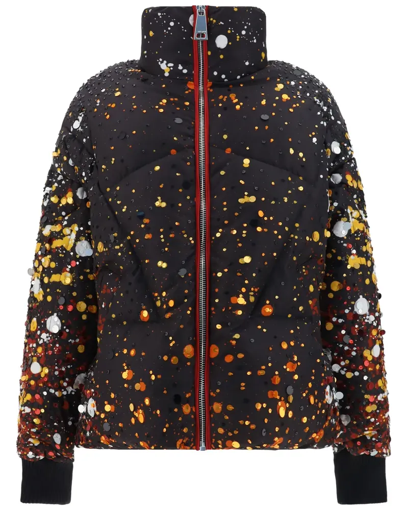 KHRISJOY Jacke mit Feuerwerks-Motiv - Schwarz Schwarz
