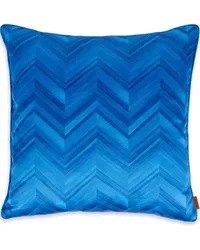 Missoni Home Kissen mit Zickzackmuster Blau