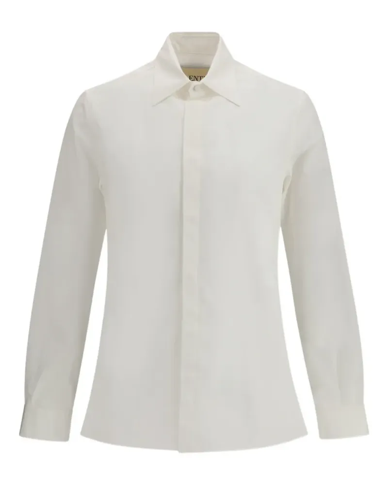 Valentino Garavani long-sleeve poplin shirt - Weiß Weiß