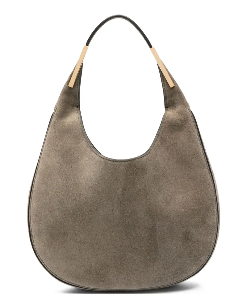 SAVETTE Kleine Florence Schultertasche aus Wildleder - Braun Braun