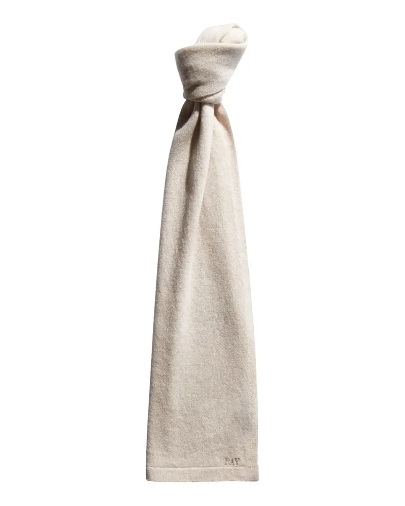 Fay embroidered scarf - Nude Nude