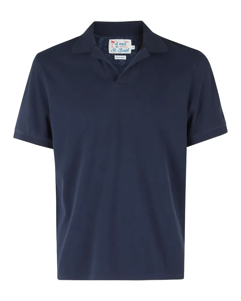 MC2 Saint Barth Charles piqué polo shirt - Blau Blau