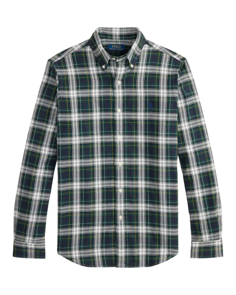 Ralph Lauren Oxford-Hemd mit Schottenkaro - Blau Blau