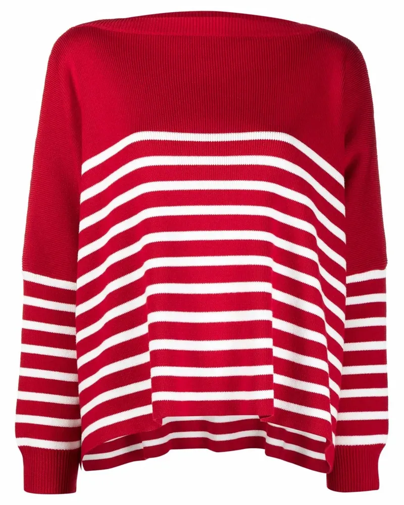 Valentino Garavani Pullover mit Querstreifen - Rot Rot