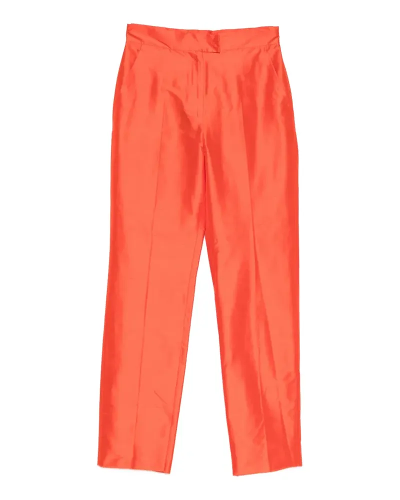 Max Mara pressed-crease trousers - Orange Orange