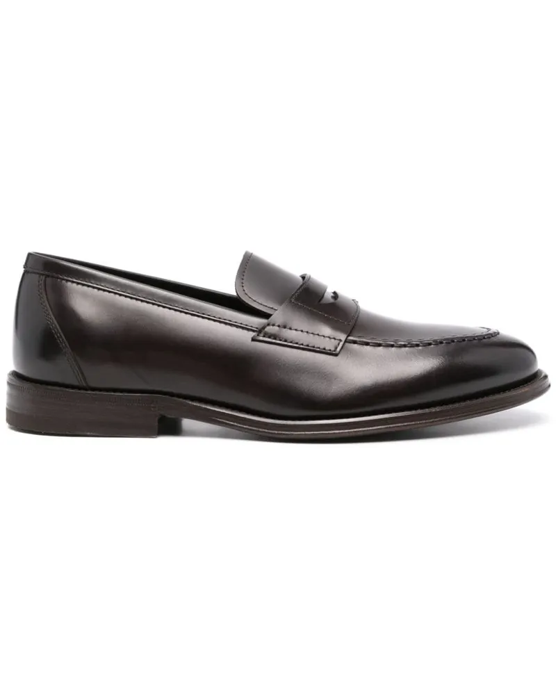 Henderson Penny-Loafer aus Leder - Braun Braun