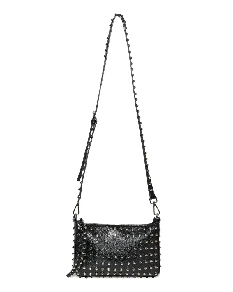 John Richmond mini studded shoulder bag - Schwarz Schwarz