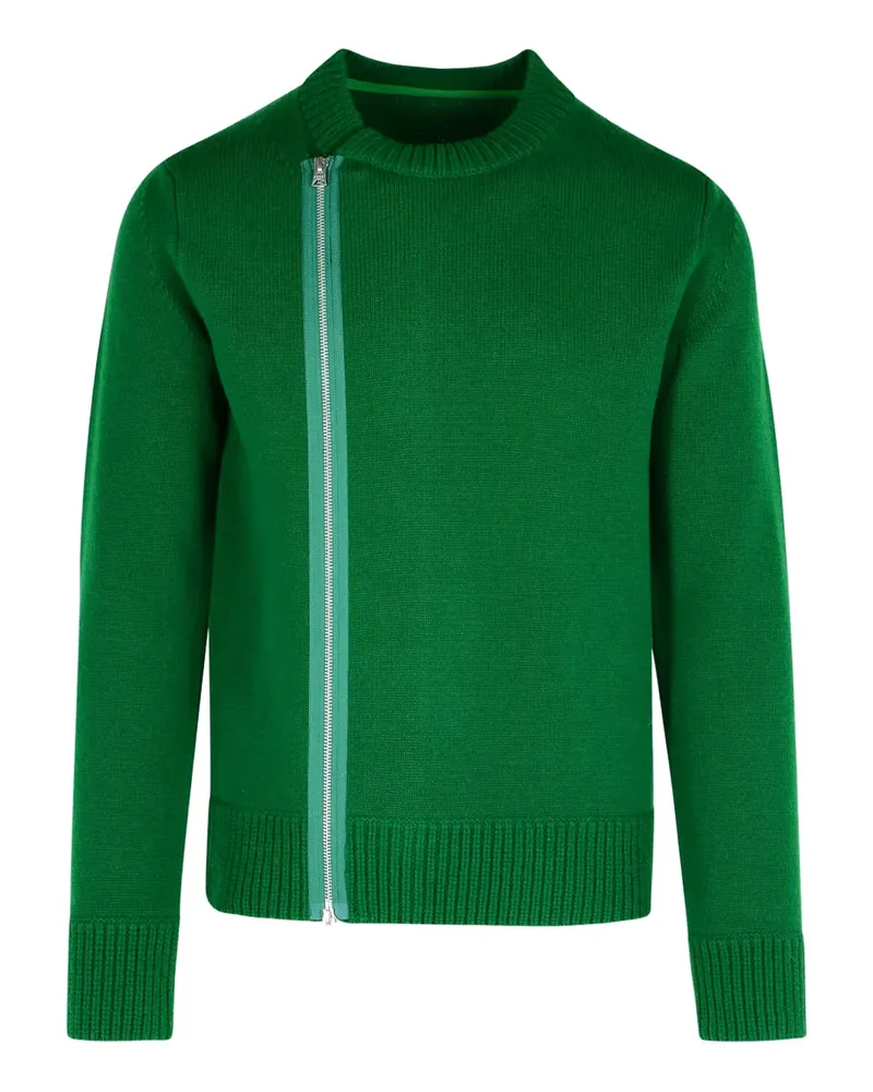 Sacai Pullover mit Reißverschluss - Grün Grün