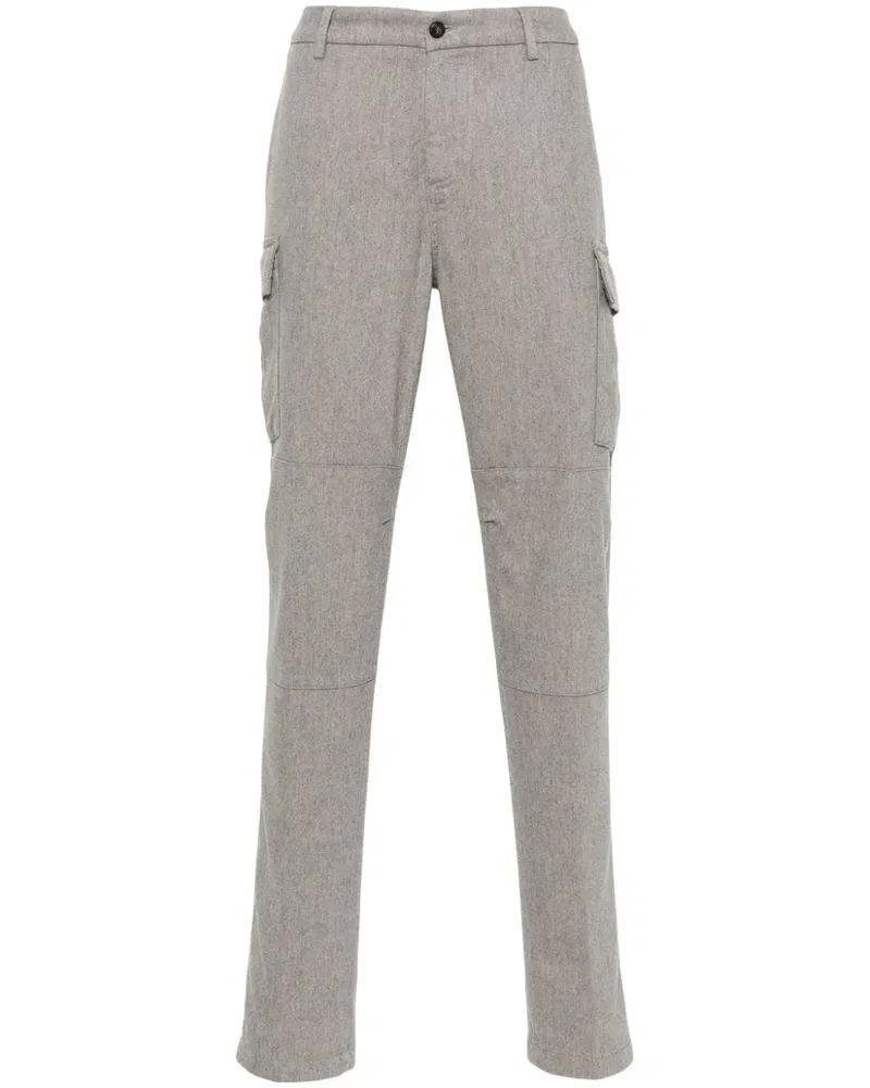 Eleventy Cargohose mit geradem Bein - Grau Grau