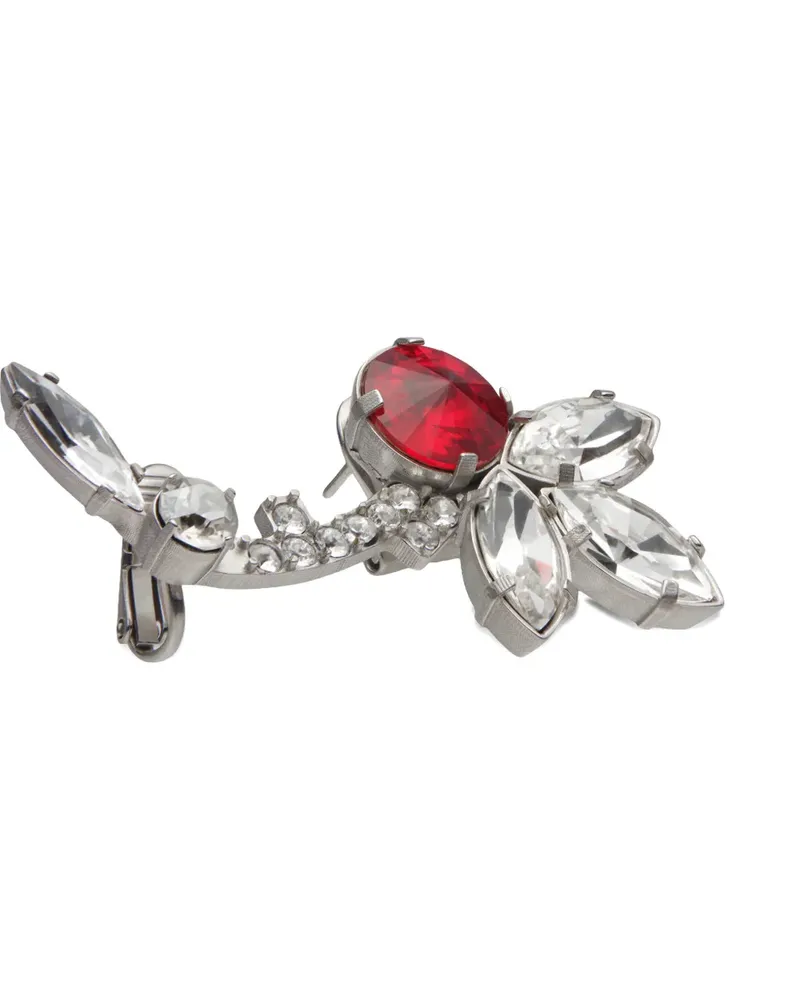 Maison Margiela crystal-embellished drop earrings - Silber Silber