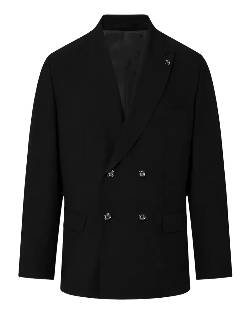 Liu Jo jacket double-breasted in a wool blend - Schwarz Schwarz