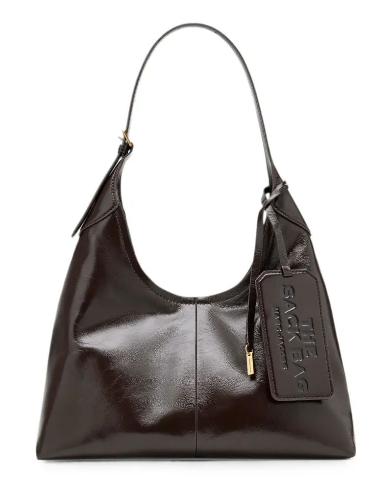 Marc Jacobs Sack-Tasche aus Leder in Knitteroptik - Braun Braun