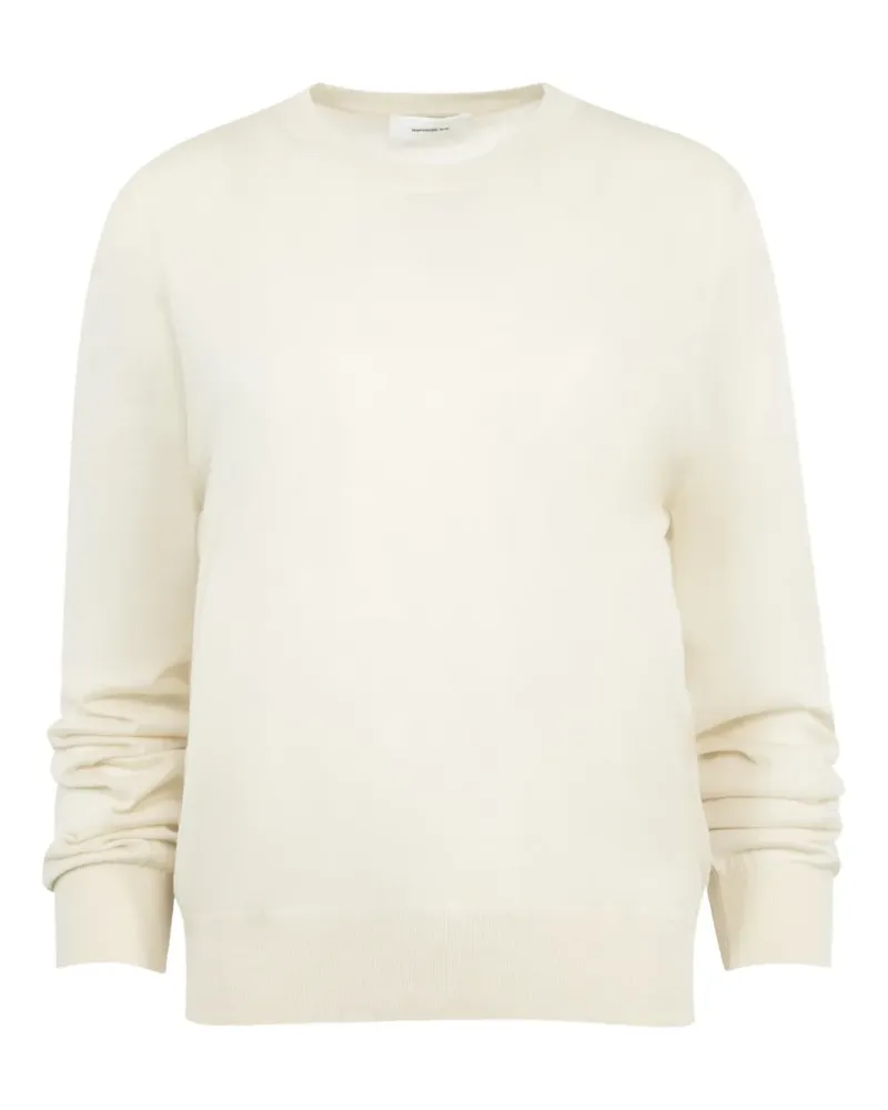 WARDROBE.NYC Fein gestrickter Pullover - Nude Nude