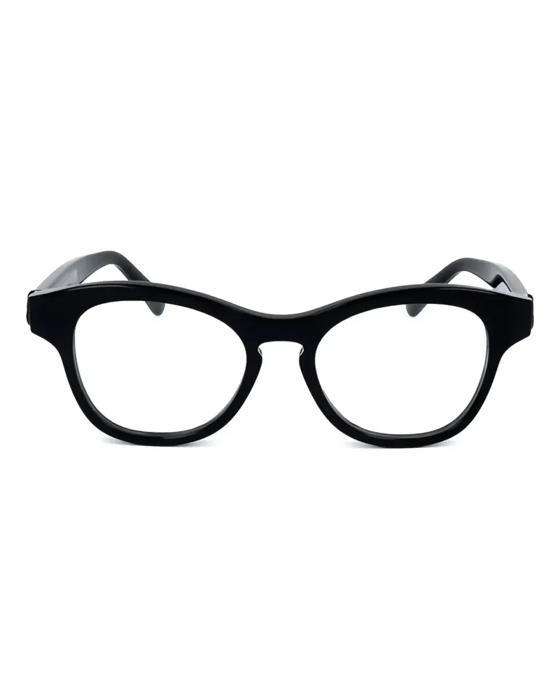 Moncler Brille mit eckigem Gestell - Schwarz Schwarz
