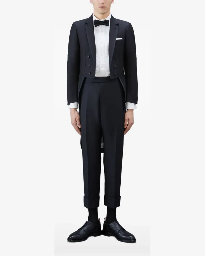 Thom Browne Jacke aus Wolle - Schwarz Schwarz