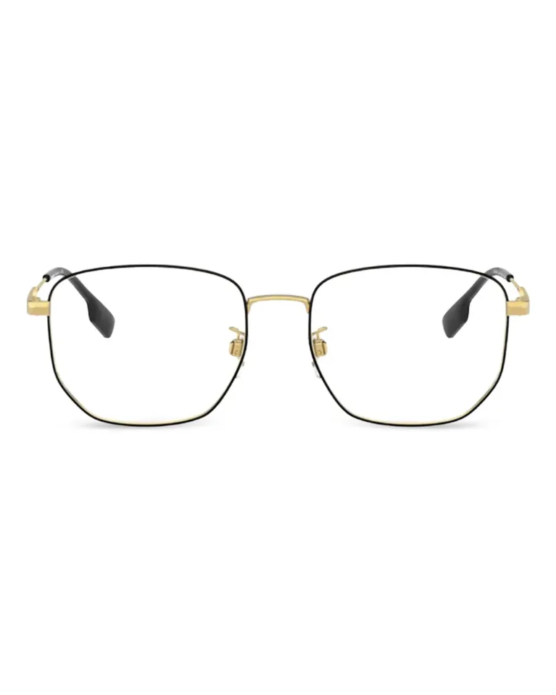 Burberry Brille mit eckigem Gestell - Schwarz Schwarz