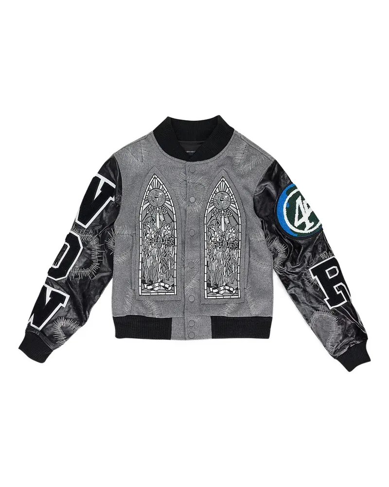 WHO DECIDES WAR x Riccardi Namesake bomber jacket - Grau Grau