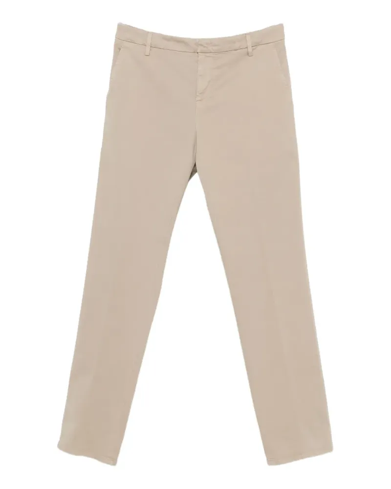 Dondup Hose mit Logo-Schild - Nude Nude