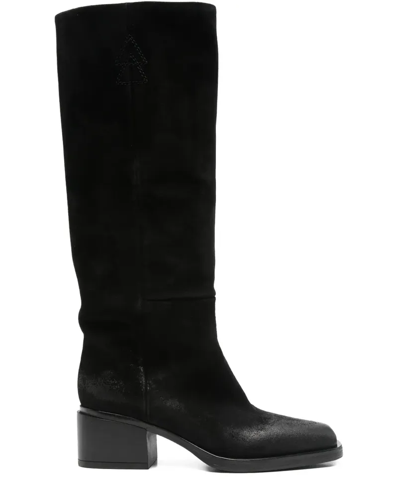 Elena Iachi Kniehohe Stiefel 60mm - Schwarz Schwarz