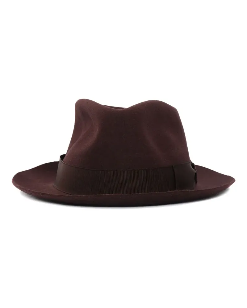 Borsalino Fedora aus Filz - Braun Braun
