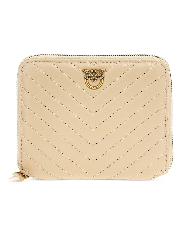 Pinko Gestepptes Portemonnaie - Nude Nude