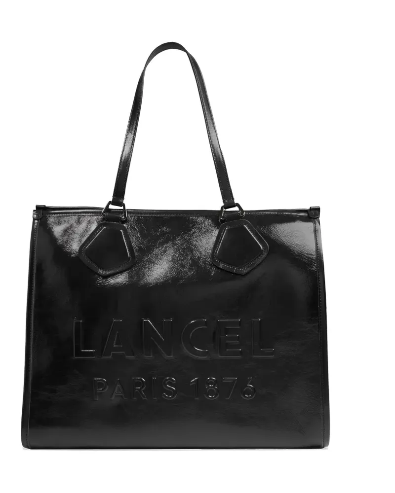 Lancel Große Tote Bag mit Logo-Prägung - Schwarz Schwarz