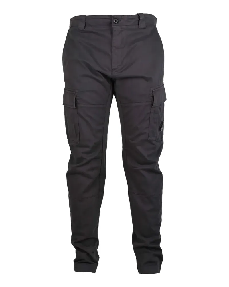 C.P. Company Cargohose mit Logo-Patch - Grau Grau