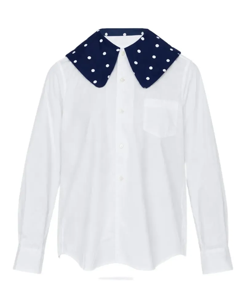 Comme des Garçons T-Shirt mit Polka Dots - Weiß Weiß