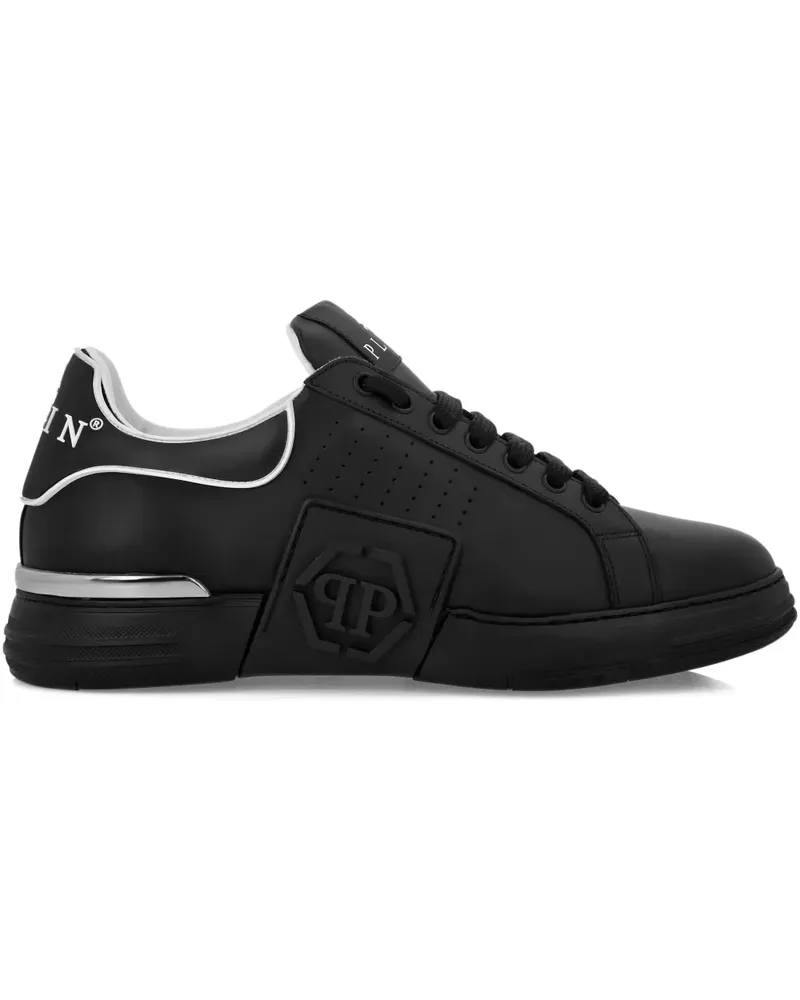 Philipp Plein Sneakers mit Hexagon-Logo - Schwarz Schwarz