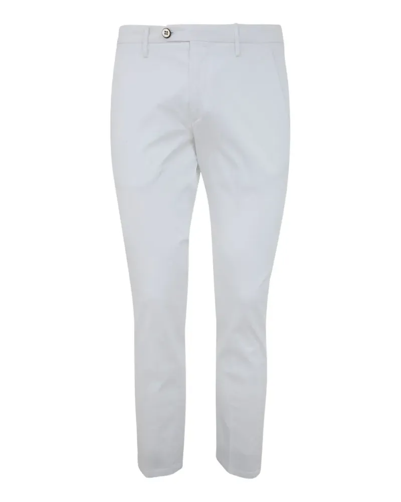 MICHAEL COAL Capri Hose mit Taschen - Weiß Weiß