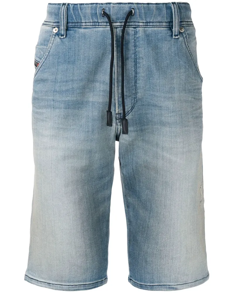 Diesel Ausgeblichene Shorts - Blau Blau