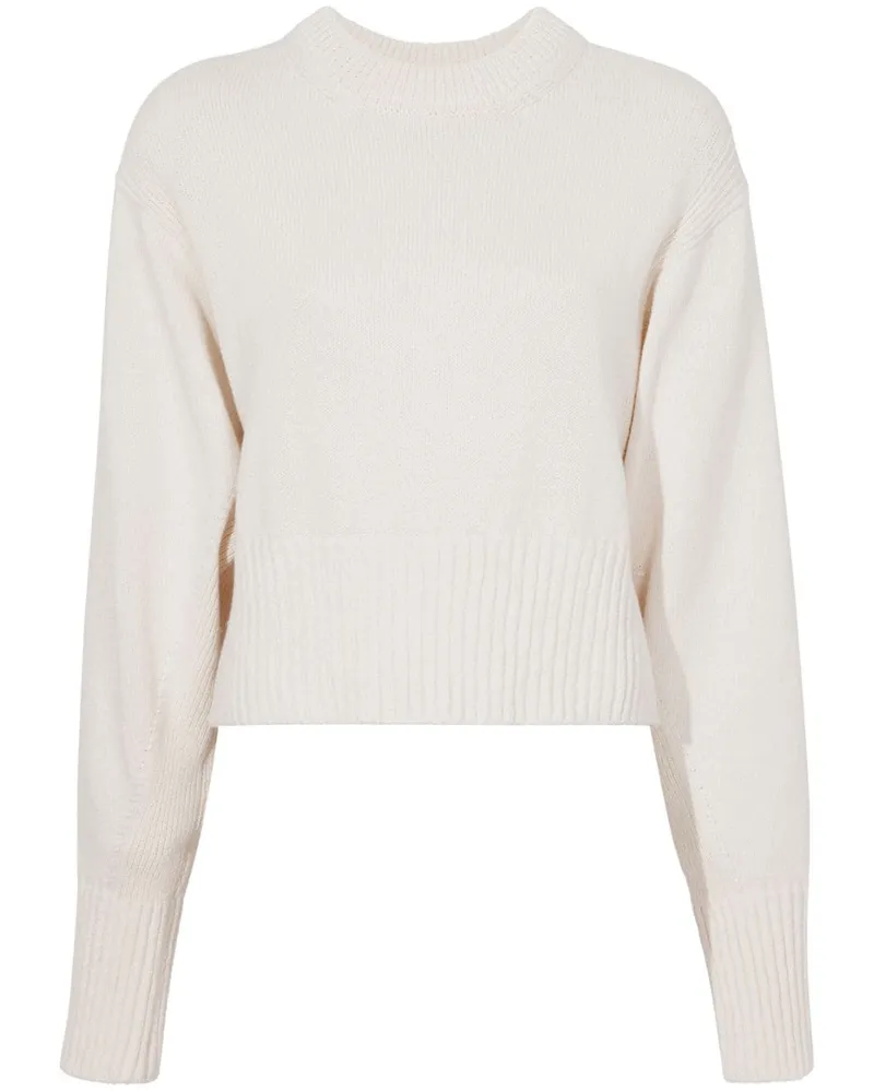 Proenza Schouler Cropped-Pullover Nude