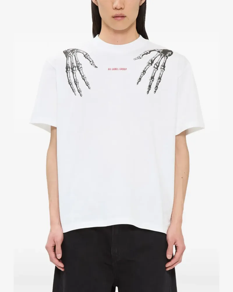 44 LABEL GROUP Time T-Shirt - Weiß Weiß