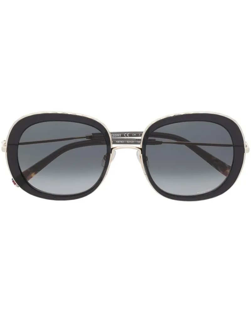 Missoni Sonnenbrille im Oversized-Look - Schwarz Schwarz